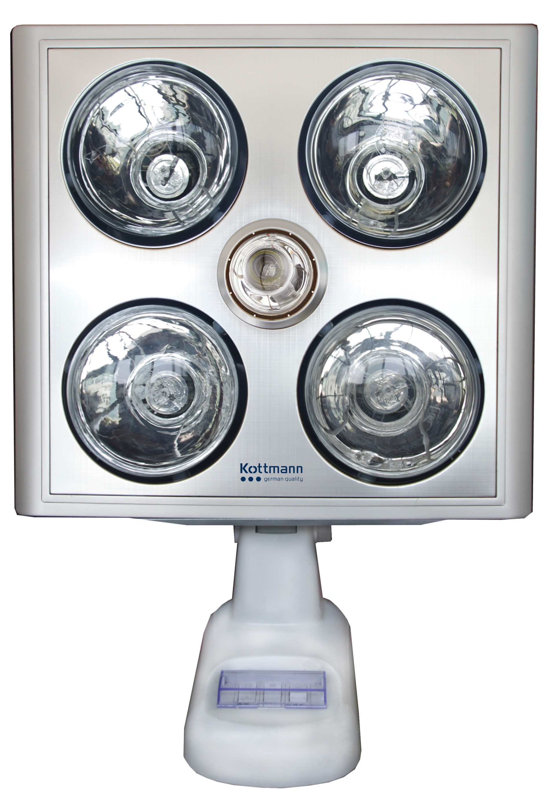 Đèn sưởi nhà tắm 4 bóng bạc treo tường Kottmann (K4B-S)