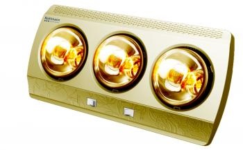 Đèn sưởi nhà tắm 3 bóng vàng Kottmann  (K3BG)