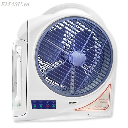 Quạt sạc Kentom KT9100 (Pin siêu bền)
